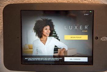 Luxer package rooms at both buildings